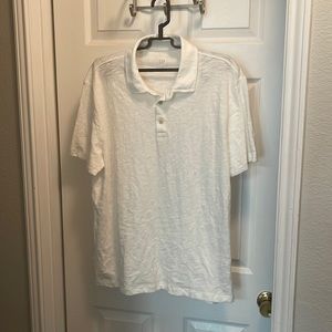 Off white cotton Polo. XL. Never worn
